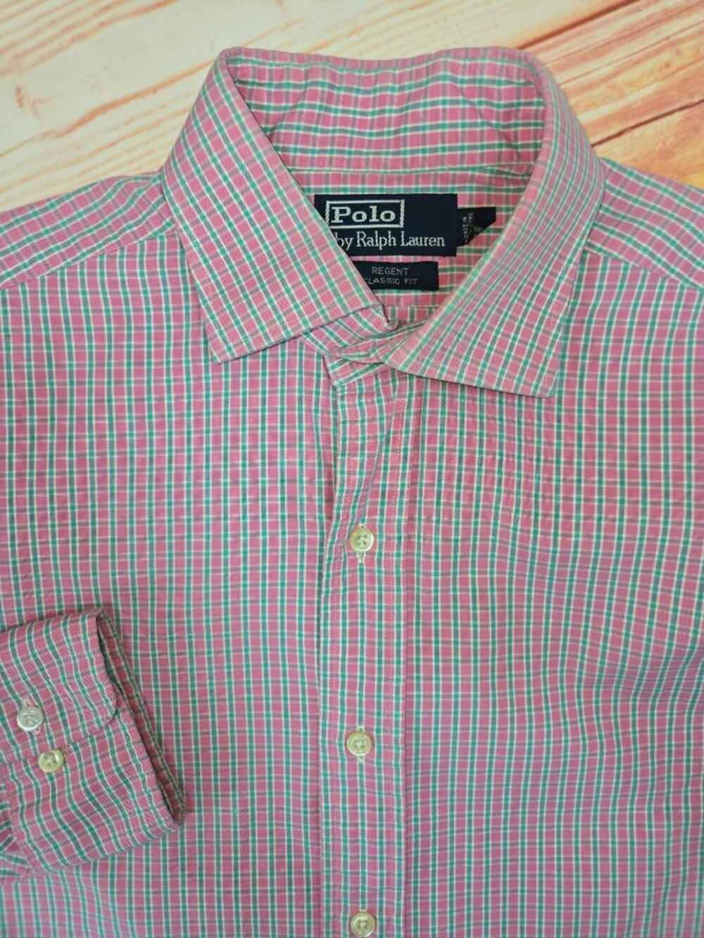 Polo Ralph Lauren Classic Fit Pink Dress Shirt 15.5/33 Large